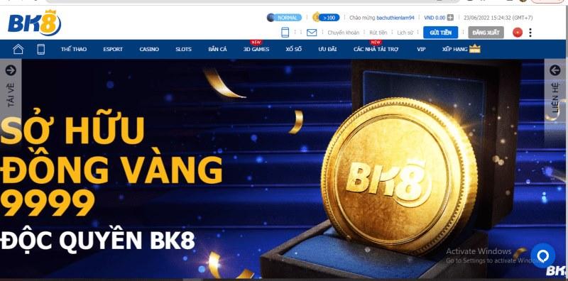 Cổng game BK8 