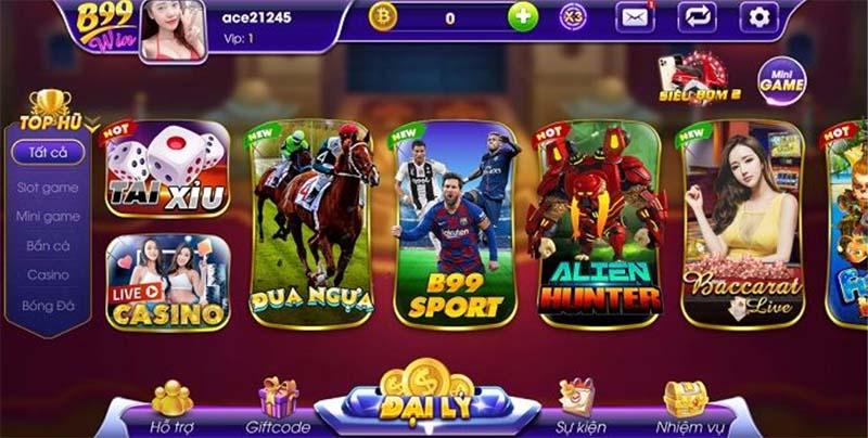 Giao diện game B99