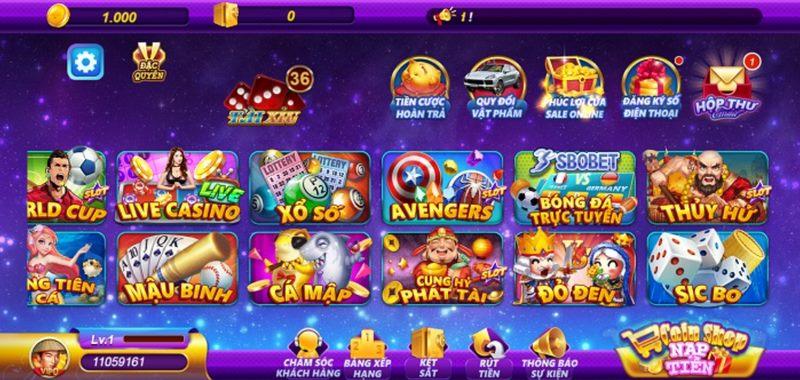 Sở hữu đa dạng tựa game hấp dẫn tại V99 Club