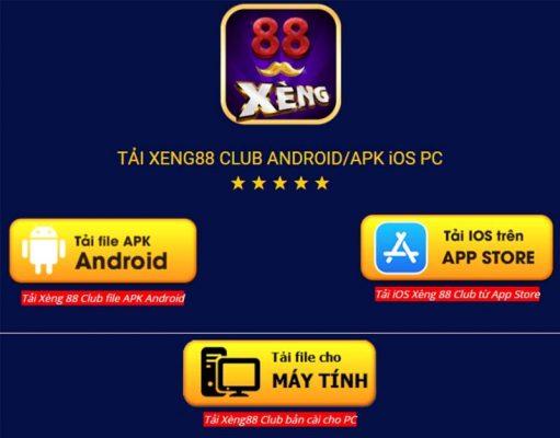 Tải cổng game Xeng88 Club về PC