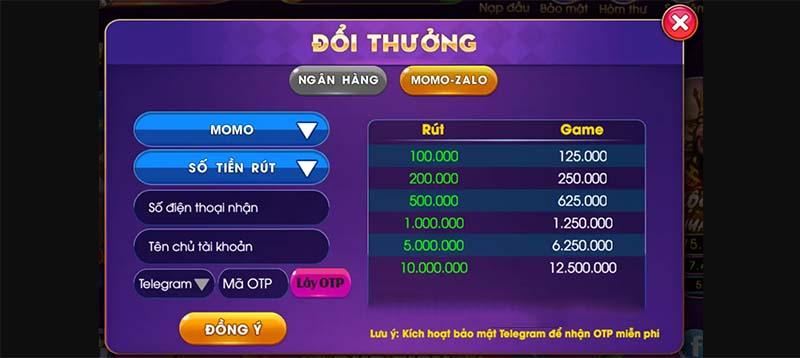 Cổng game Vin68 Club nạp và rút tiền cực kỳ nhanh chóng