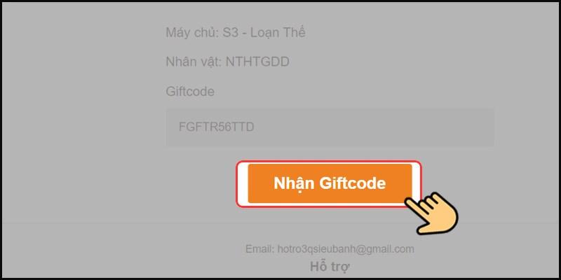 Khuyến mãi giftcode Sunvin theo tháng cho người chơi