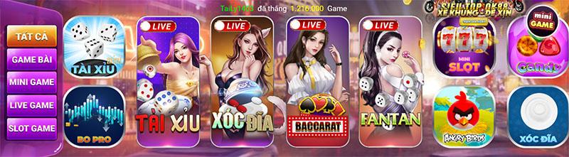 Kho game cá cược đa dạng