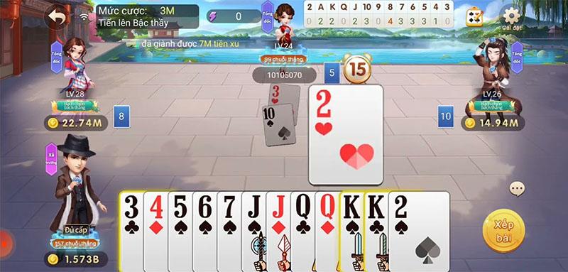 Game bài hấp dẫn, đẹp mắt