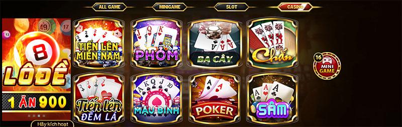 Đa dạng game bài từ Á đến Âu