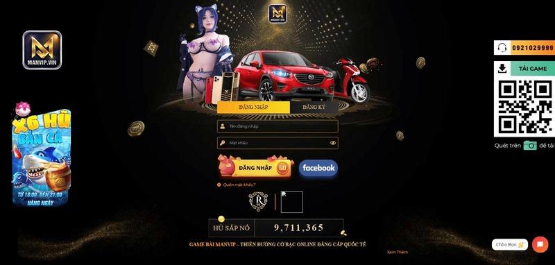 Hướng dẫn cách đăng ký tài khoản game bài manvip