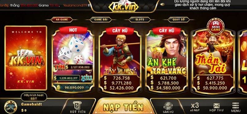 hệ thống game slot được đánh giá cao