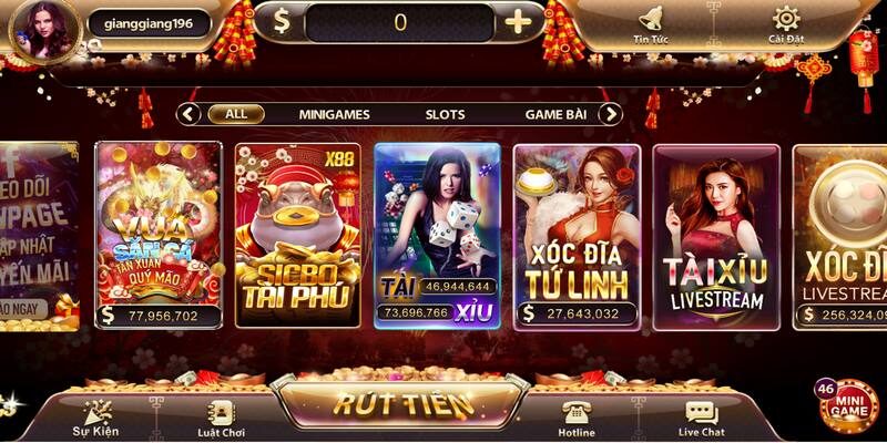 cổng game có kho trò chơi nhiều và hấp dẫn