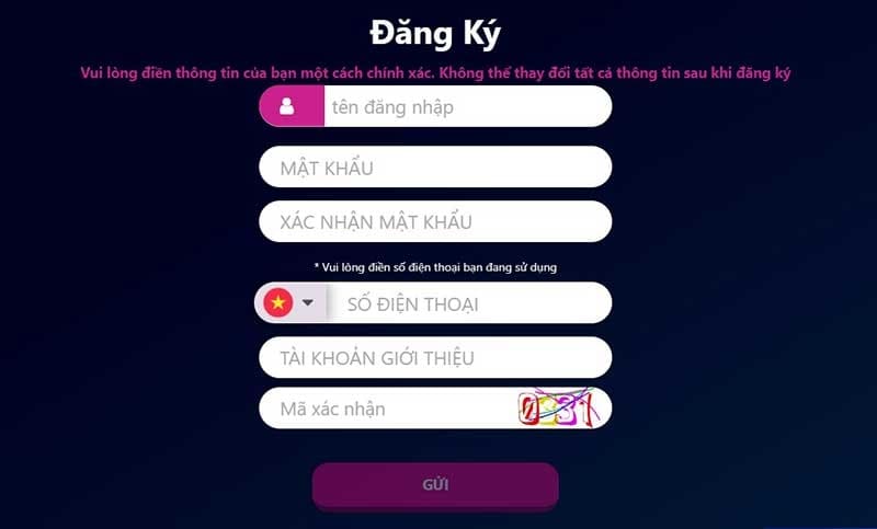 Hướng dẫn đăng ký hội viên 88xeng