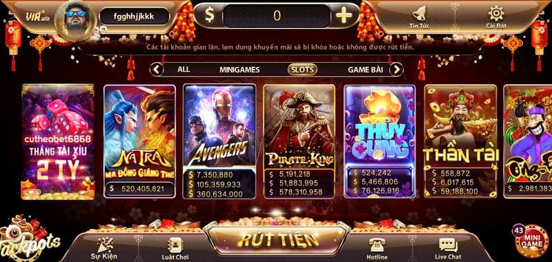 Giao diện cổng game thu hút ngay từ ánh nhìn đầu tiên