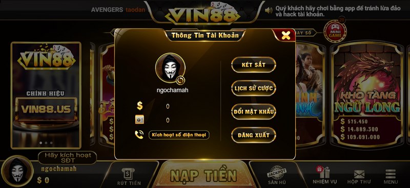 Từ 3 tháng không tham gia chơi bất cứ game nào tài khoản sẽ bị xóa